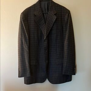 Luciano Barbera Gray Sport Coat Classic Elegance